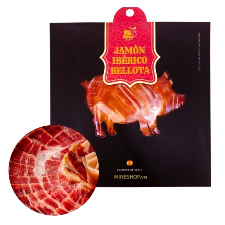 Đùi Sau Heo Muối Iberico Bellota 36 Tháng Cắt Lát Khay 50g